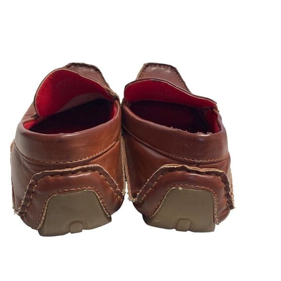 LUCIO RICCI Men’s Loafers Shoes  Size 7.5 Brown Slip On‎ main image 5